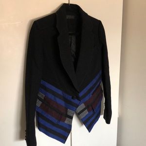 Provenza Schouler black wool jacket, size 4